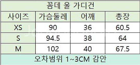 꼼데가르송 가디건 블랙/그레이--6