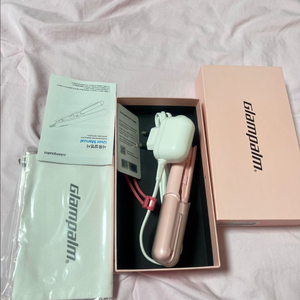 글램팜 미니 고데기GP103베이비핑크