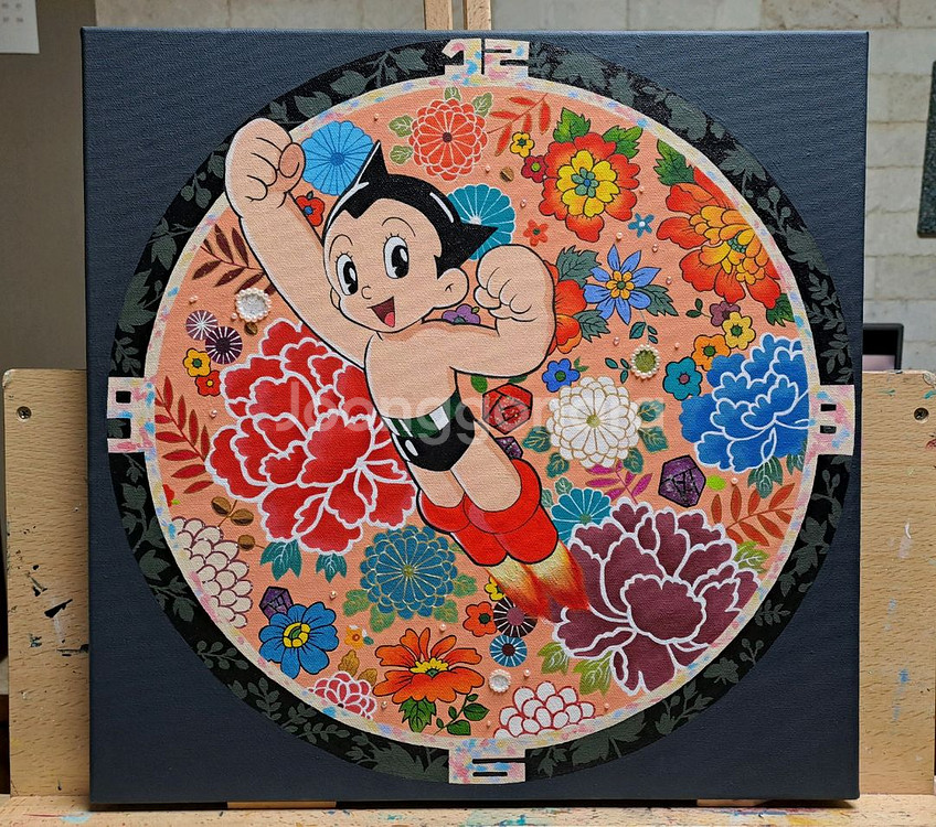 아톰 피규어 아크릴 그림액자입니다--0