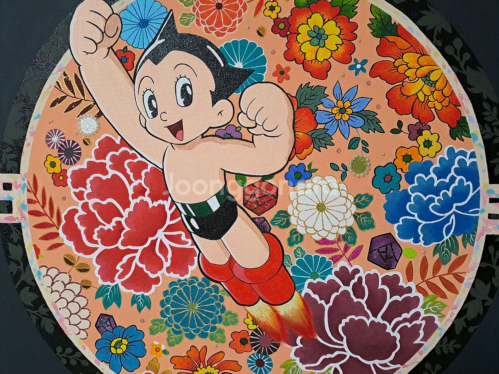 아톰 피규어 아크릴 그림액자입니다--5