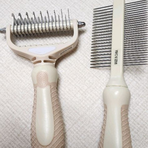 애견 / 고양이 엉킨털 제거 빗 2종세트