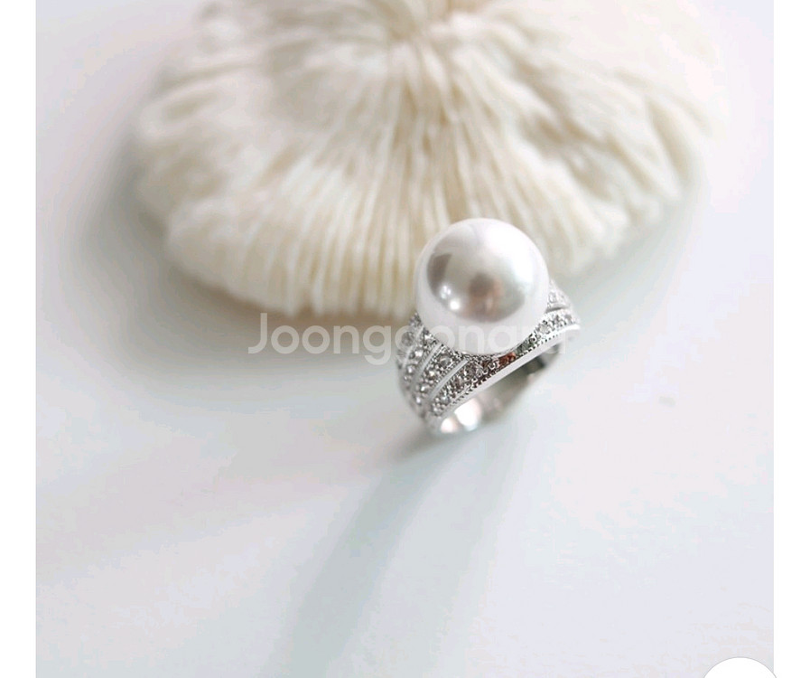 진주 혼주 한복 드레스 반지 악세사리--0