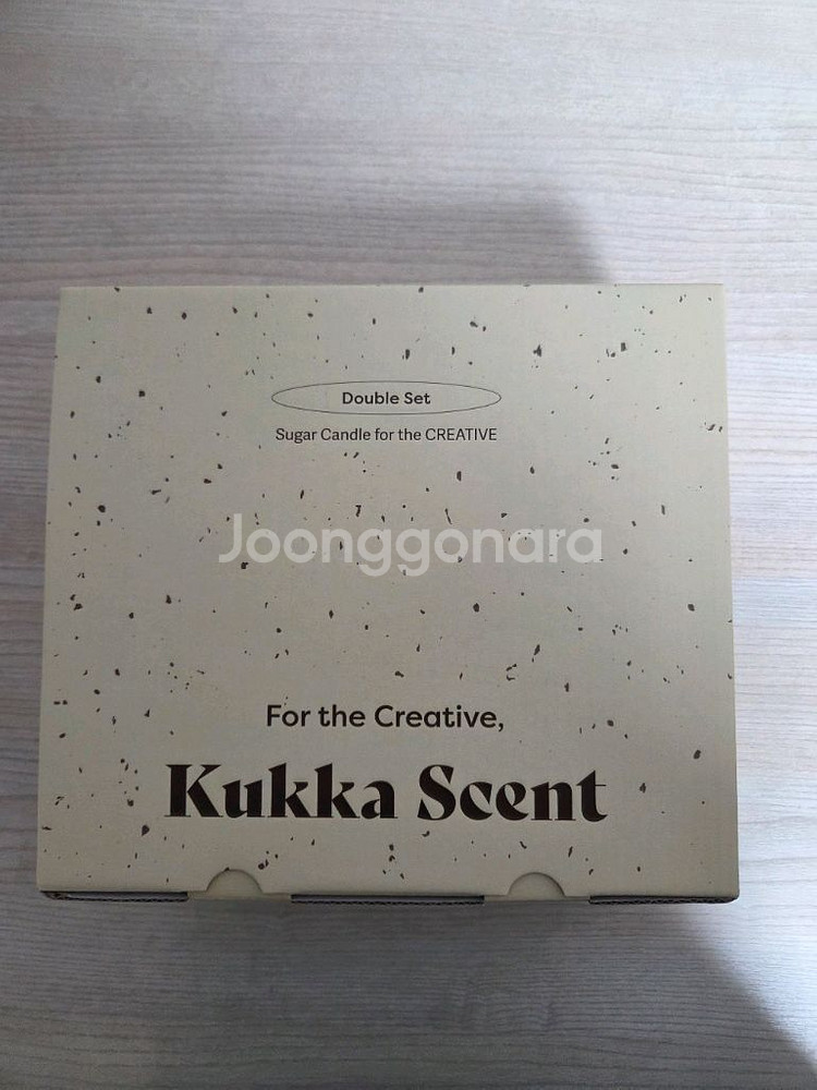 (미개봉 새상품) 꾸까 슈가 캔들 더블 세트(정가 48000)--2