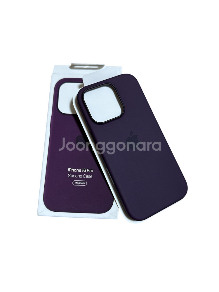 아이폰 16 프로 정품 실리콘 케이스 새제품--0