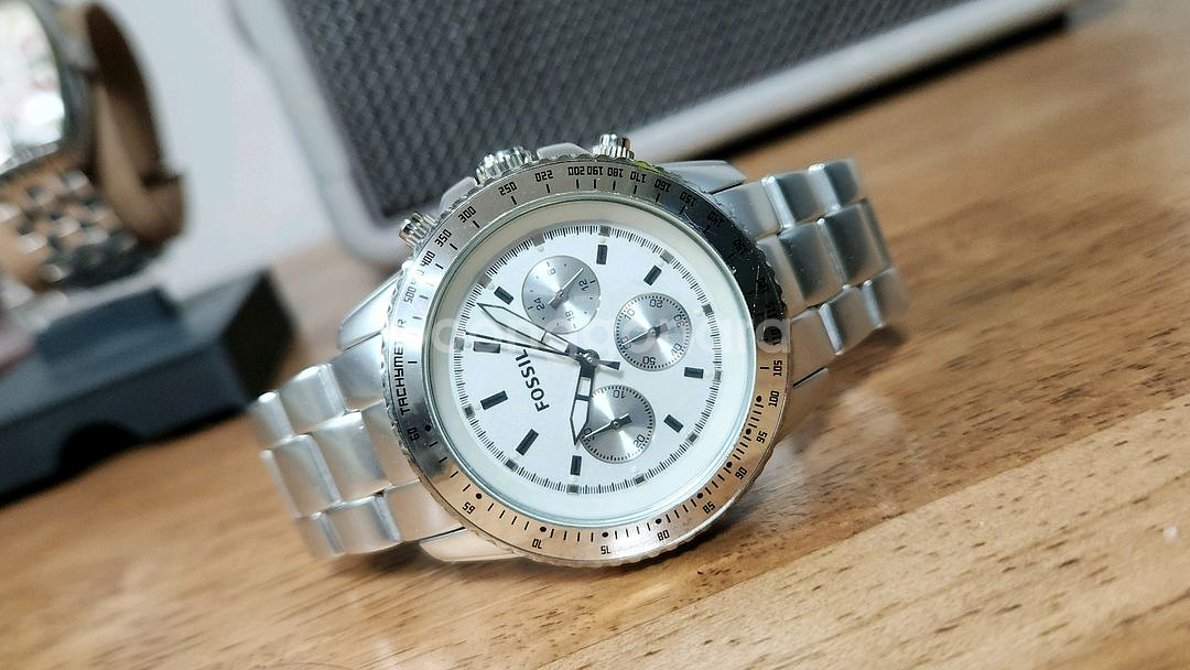 # FOSSIL 파슬 스텔라 크로노그래프 실버톤 알루미--9
