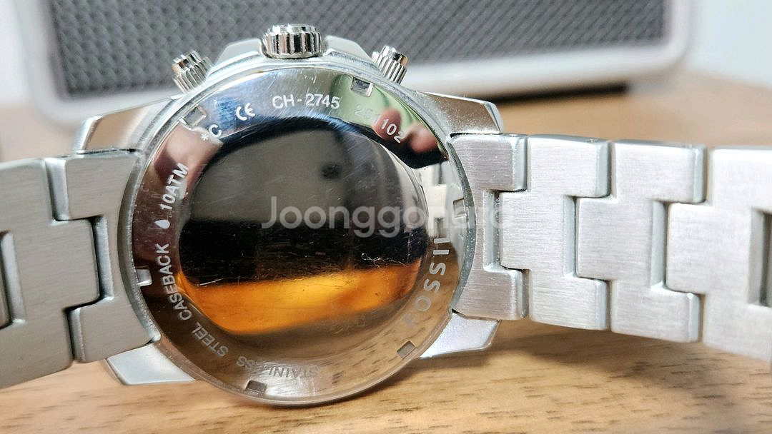# FOSSIL 파슬 스텔라 크로노그래프 실버톤 알루미--8