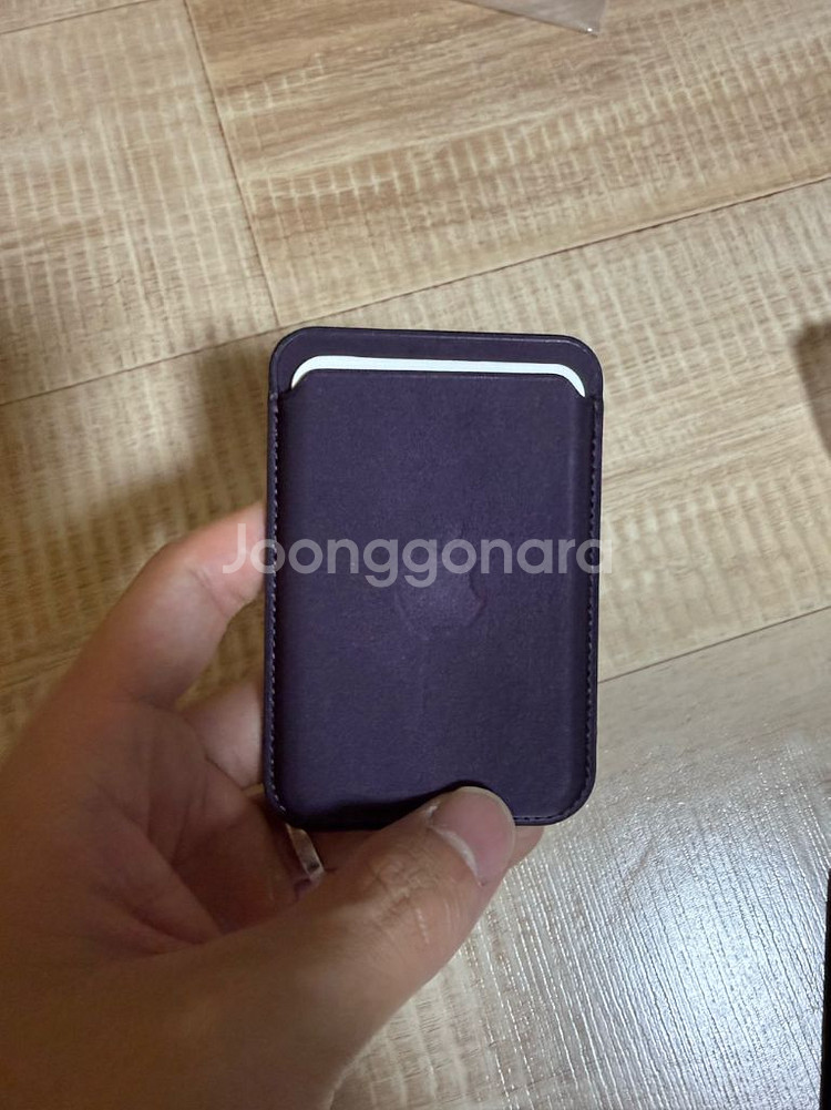 애플 정품 맥세이프 파인우븐 카드지갑--0