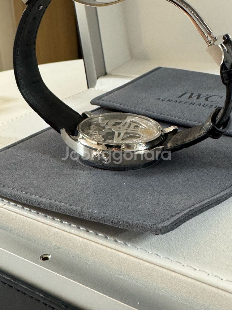 IWC 포르투기저 세븐데이즈 부엉이 블루핸즈--2