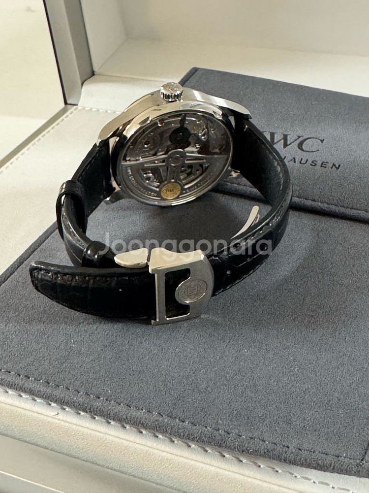 IWC 포르투기저 세븐데이즈 부엉이 블루핸즈--5