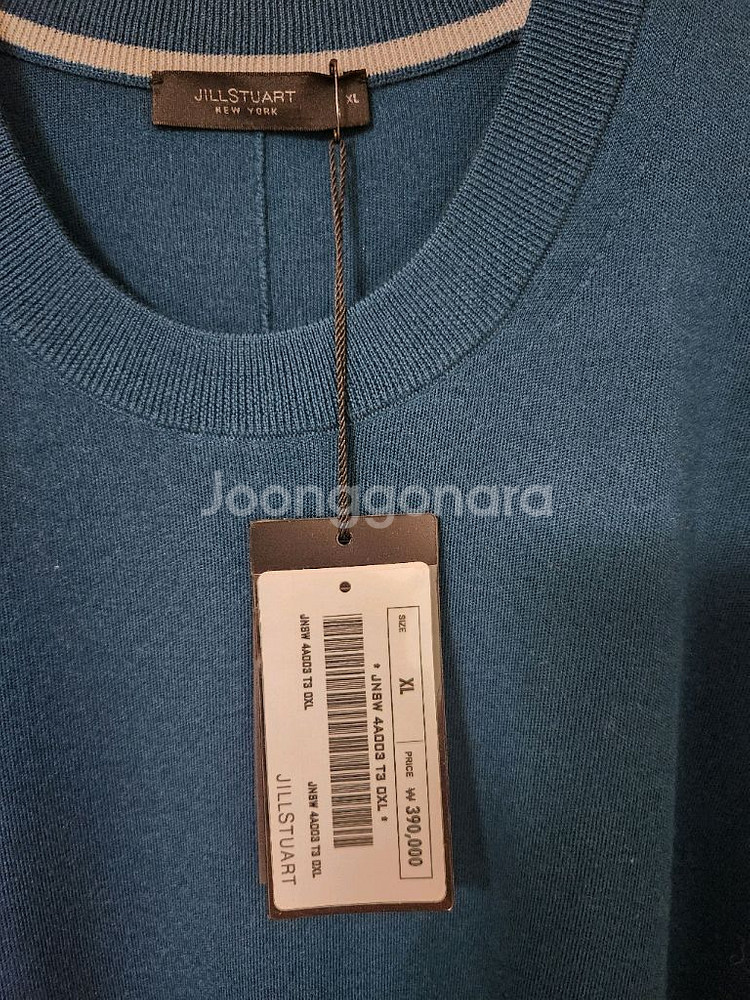 [XL]질스튜어트뉴욕 24ss 울 100% 라운드 니트--7