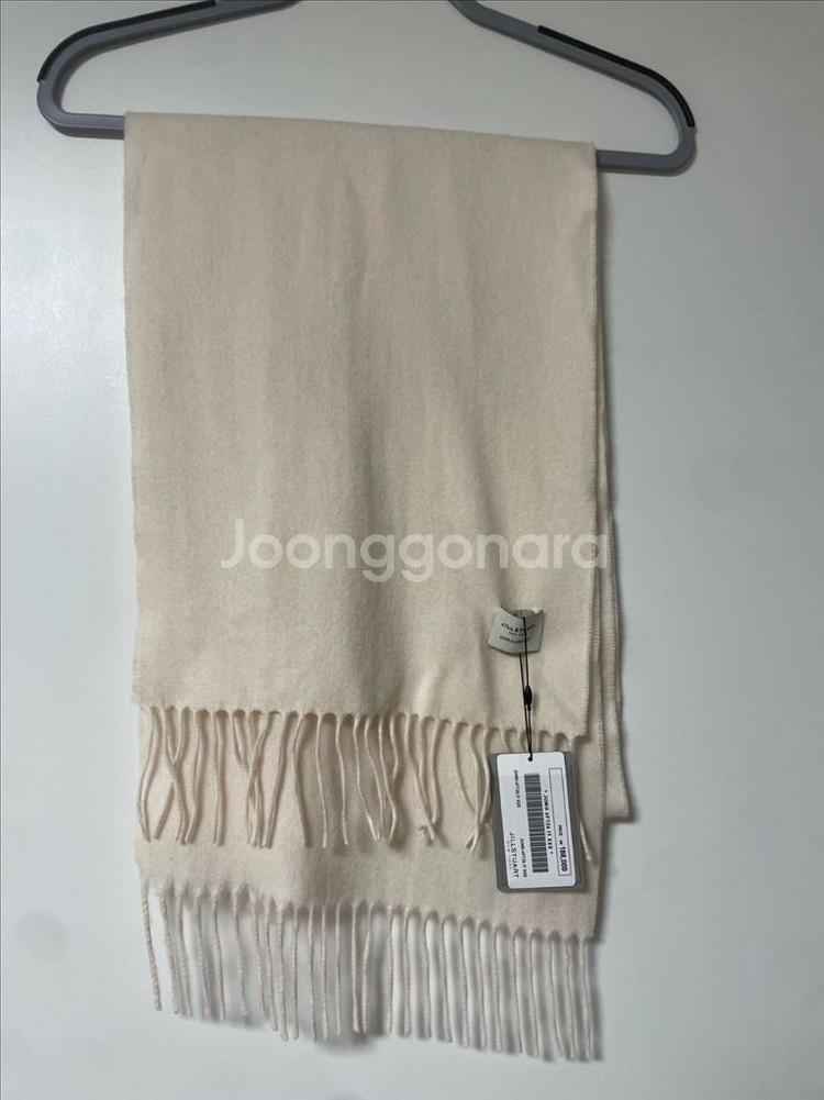 질스튜어트 캐시미어 머플러 아이보리(새상품)--2