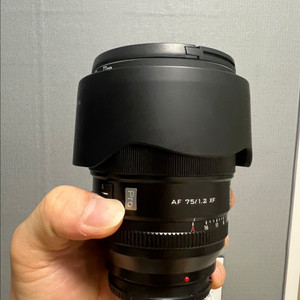 빌트록스 프로 75mm 1.2 렌즈 x마운트