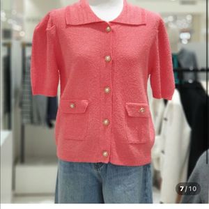 온앤온 퍼프소매가디건니트 JK2MD308 핑크 1사이즈