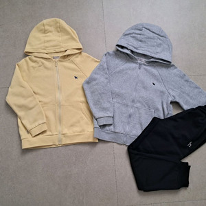 블루독 키즈 후드집업 +헤지스키즈 바지/130사이즈