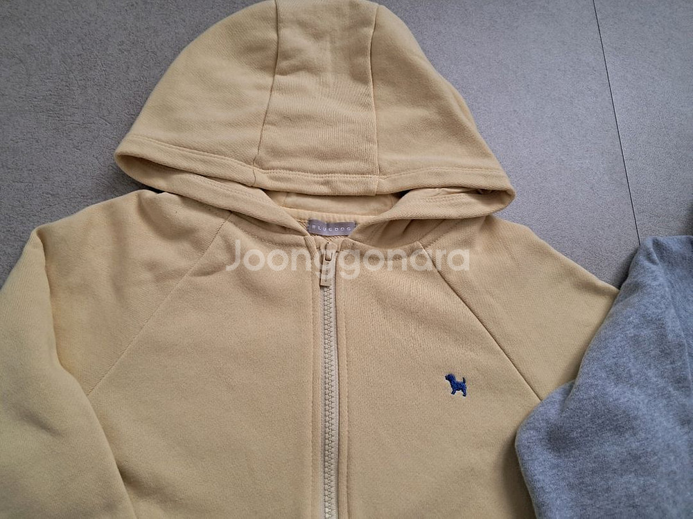 블루독 키즈 후드집업 +헤지스키즈 바지/130사이즈--1