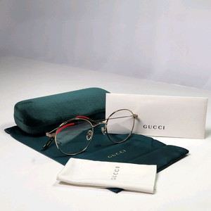 구찌 명품 원형 레트로 아시안핏 금테 [새상품&정품]