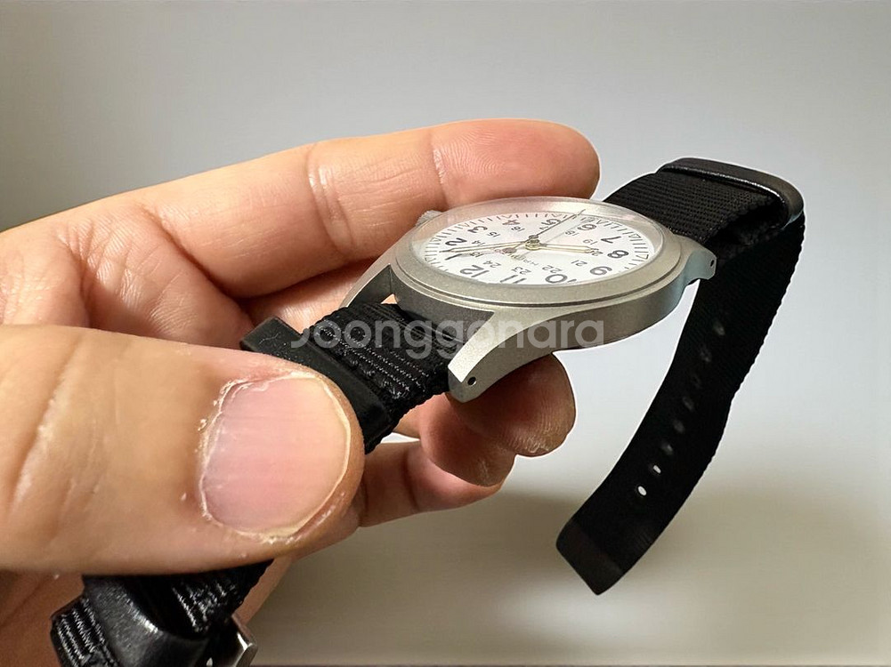 해밀턴 카키필드 메카니컬 38mm 화이트 흰판--7