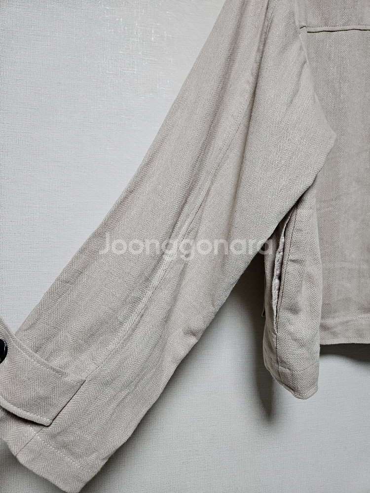 스튜디오 톰보이 린넨 헤링본점퍼 프리사이즈--7