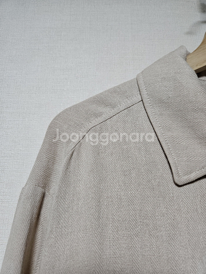 스튜디오 톰보이 린넨 헤링본점퍼 프리사이즈--2