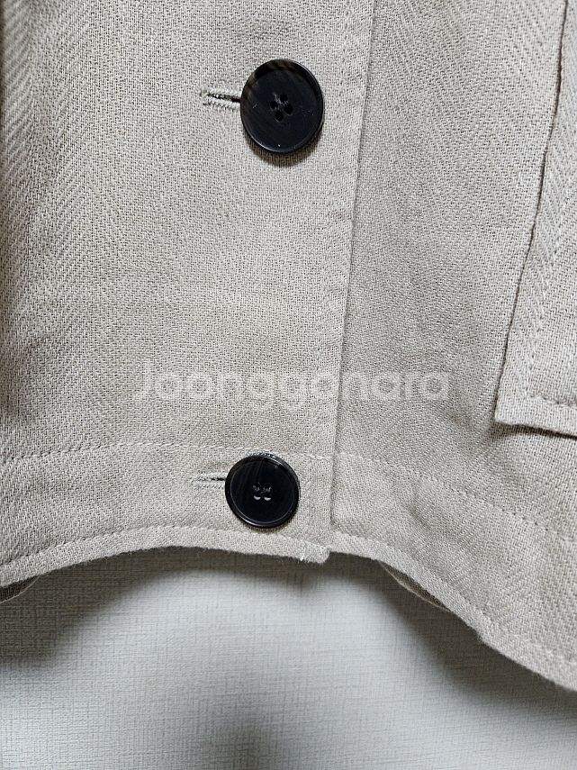 스튜디오 톰보이 린넨 헤링본점퍼 프리사이즈--4