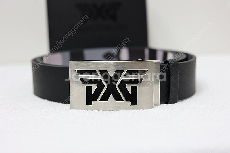 PXG 남성용 블랙 골프벨트--0