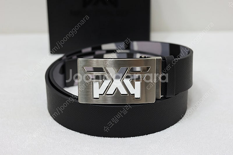PXG 남성용 블랙 골프벨트--7