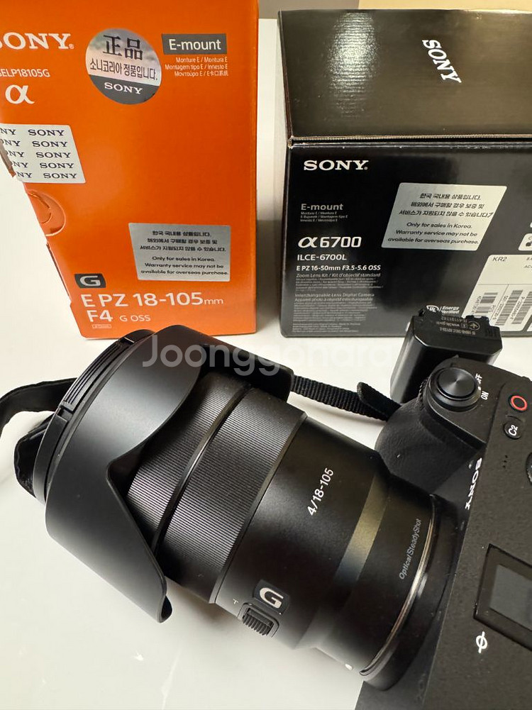 소니 알파 6700L + 18-105 F4 G렌즈--2