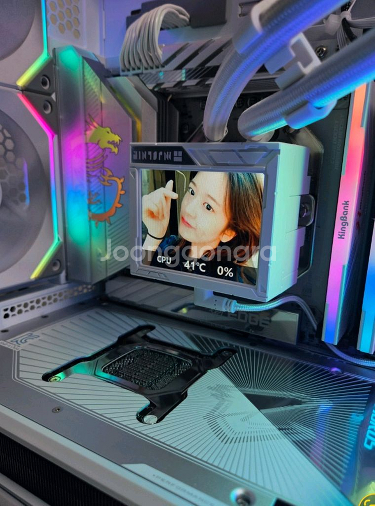 9950X3D RTX5090 하이엔드 화이트 데스크탑--5