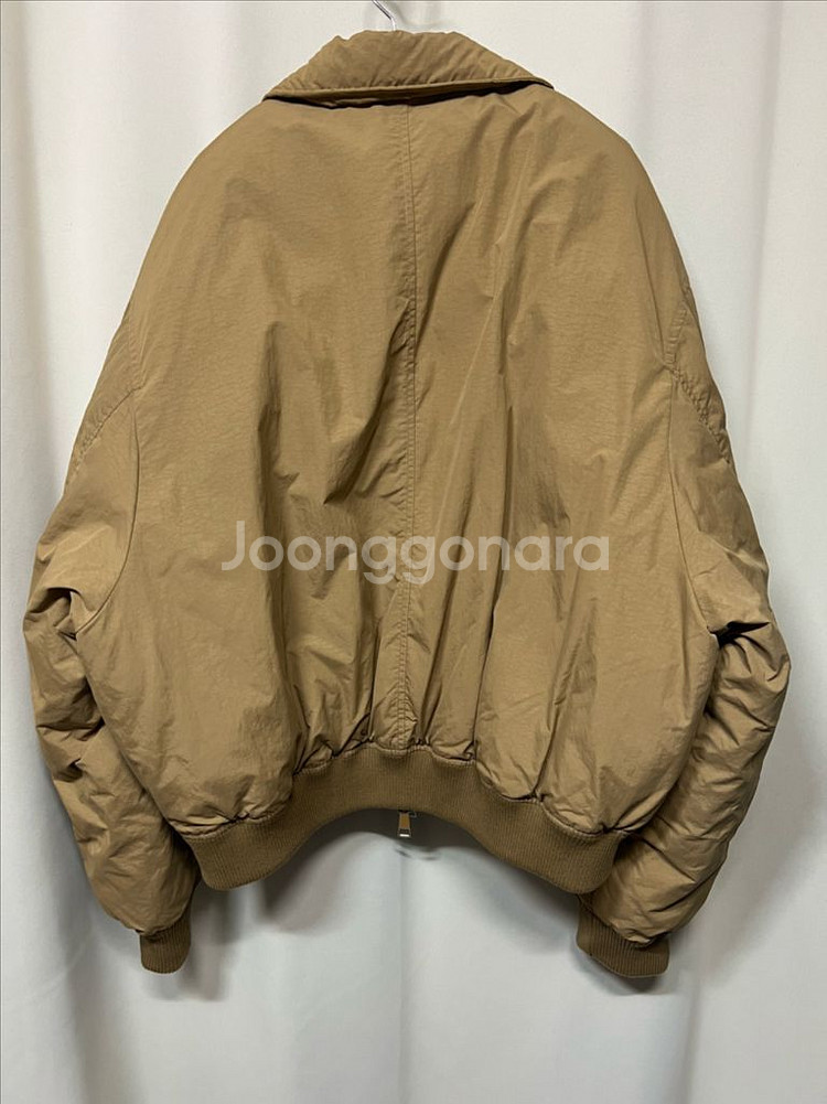 자라 x 나누시카 패디드 봄버 자켓 카멜 L--5