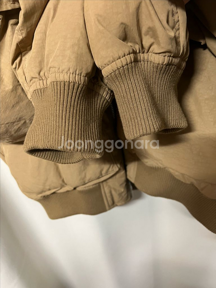 자라 x 나누시카 패디드 봄버 자켓 카멜 L--8