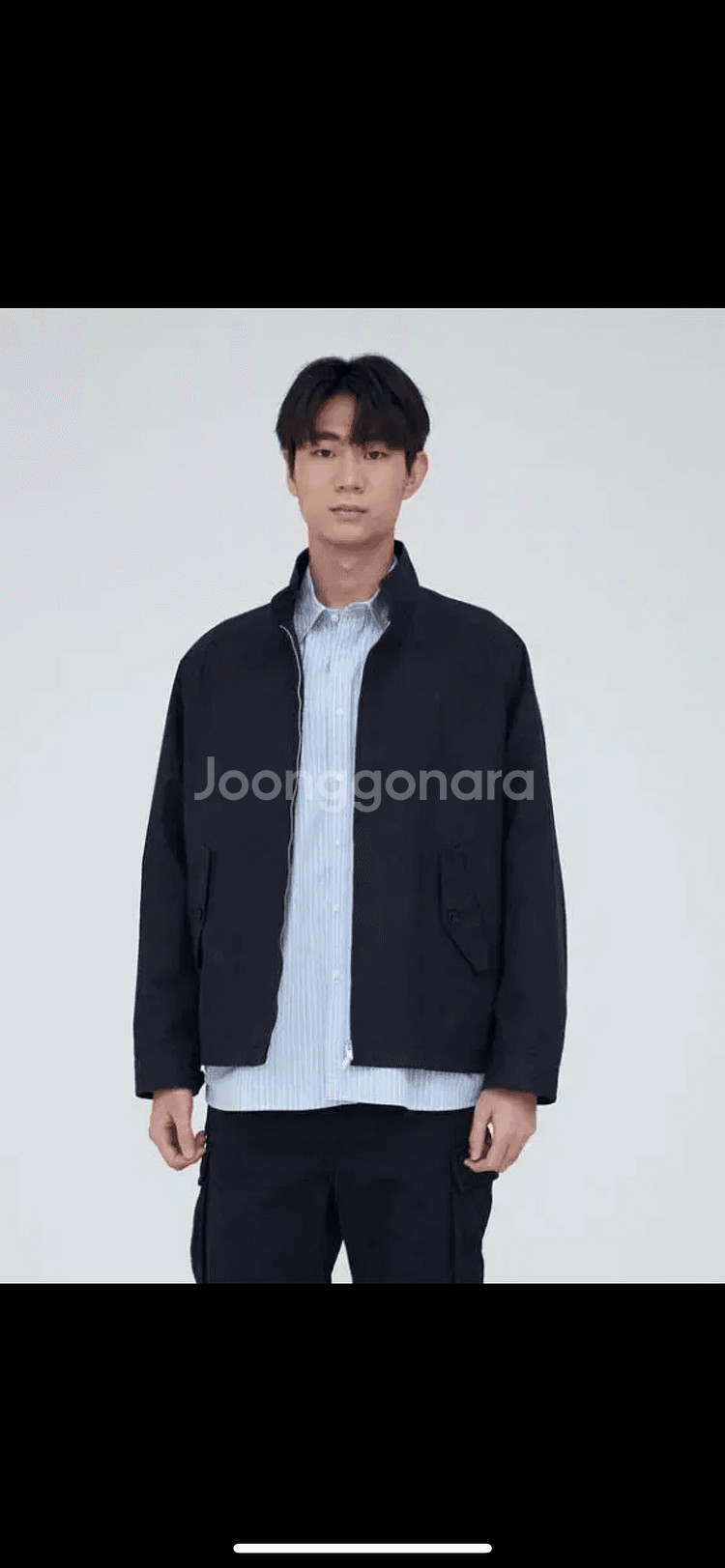 22FW 포터리 수피마 코튼 해링턴 자켓 판매합니다.--0