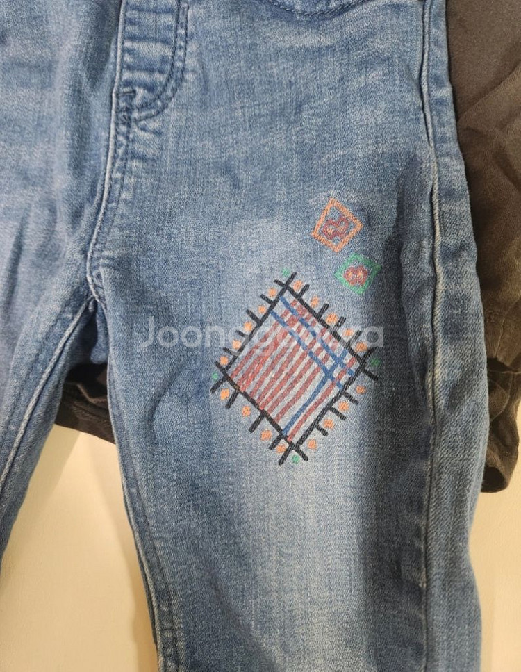 데님인더박스 110 상하의 세트--1