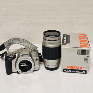 펜탁스 ist 필름카메라 + 75-300mm 렌즈
