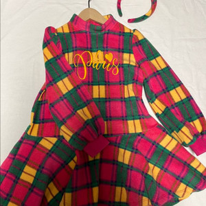 베베테일러 하이디플리스원피스 130+머리띠