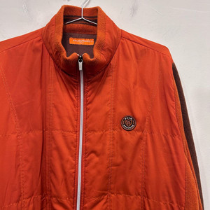 팜스프링스 아웃도어 니트 퀼팅 집업 자켓