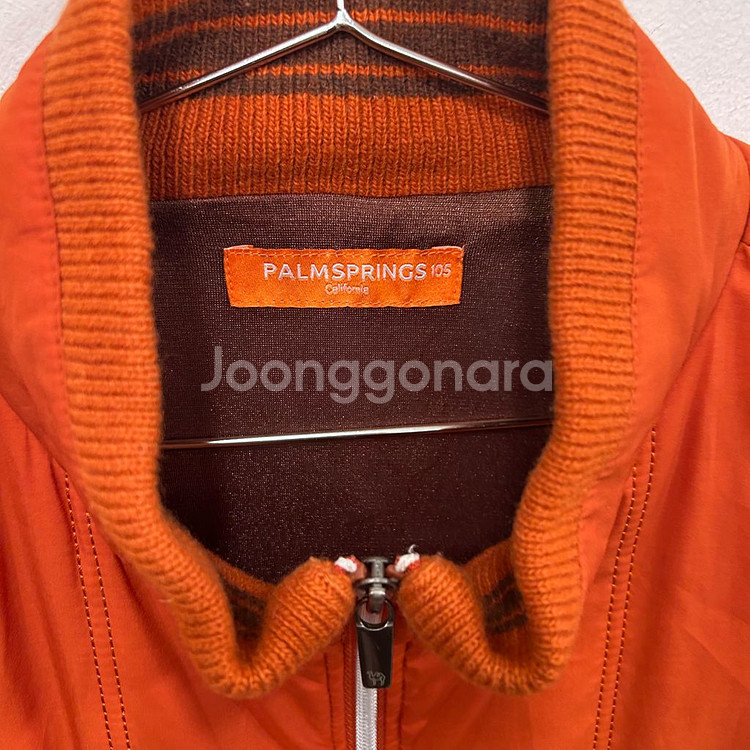 팜스프링스 아웃도어 니트 퀼팅 집업 자켓--2