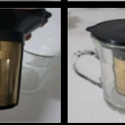 코레스 골드 필터 더블 월 머그 300ml