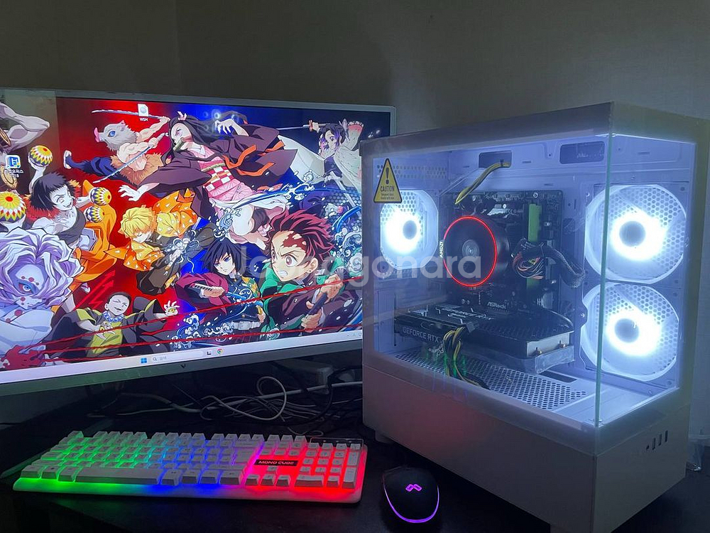 라이젠3600/2080 게이밍 컴퓨터 본체 싸게 팝니다--0