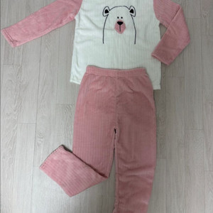 수면잠옷(보관만한 새옷) 핑크 보라 2벌