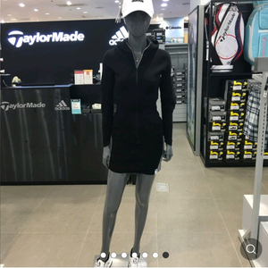 여.80-85) 아디다스 여성 골프 니트 자켓 GOLF