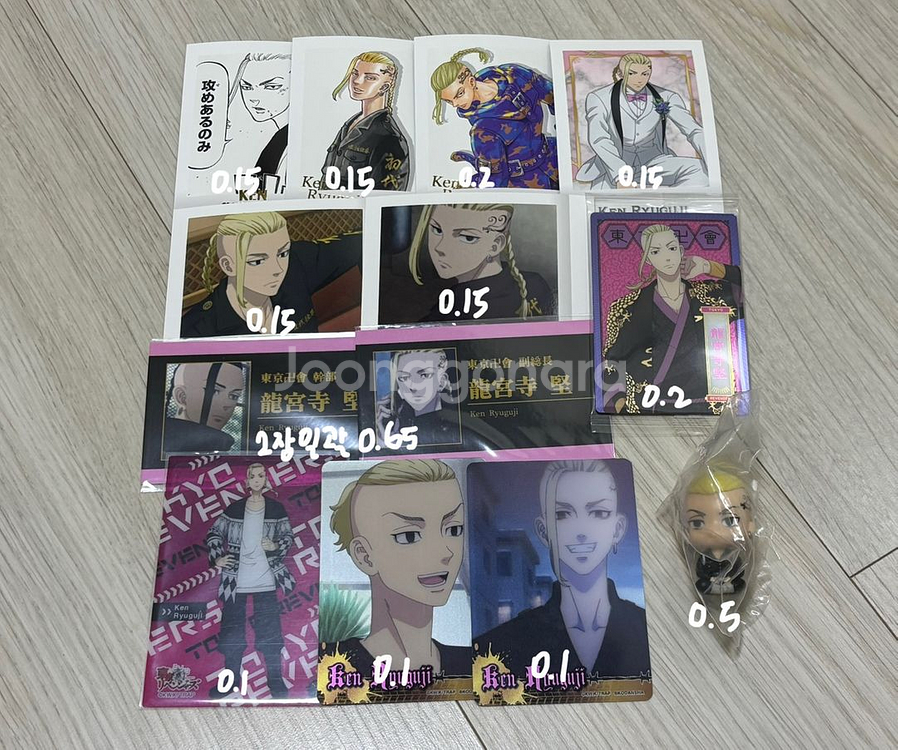 도리벤 드라켄 파샤 웨하스 피규어 원화 색지--0