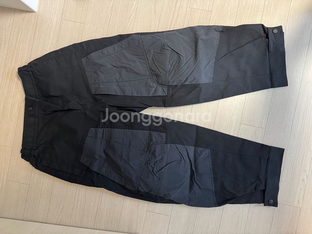 한섬 시스템옴므 나일론 와이드 팬츠 78사이즈 셋업--0