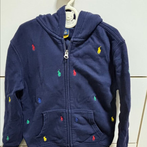 폴로키즈 기모 집업후드