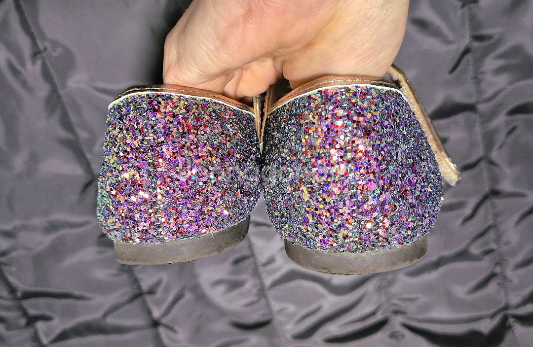 빔보빔바 글리터 리본 스트랩 플랫슈즈(200)--8