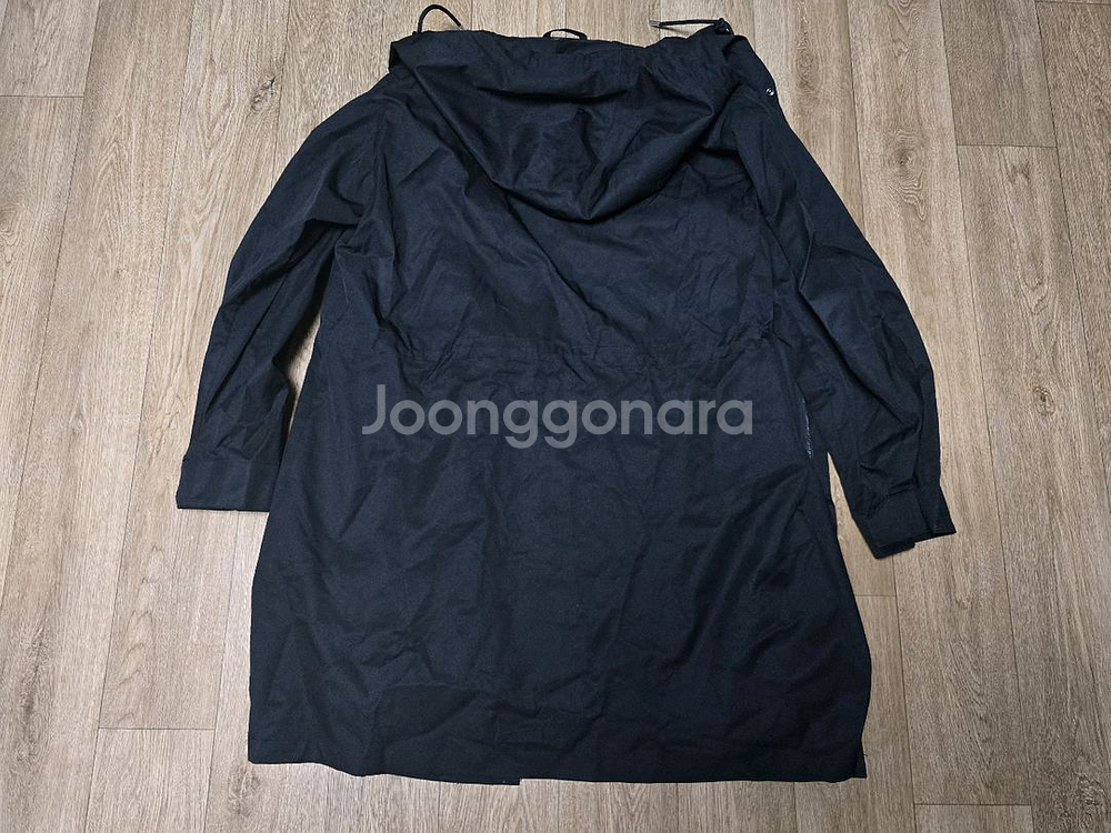 TNGT 레인 후드 트렌치 코트 블랙 새제품 팝니다--4