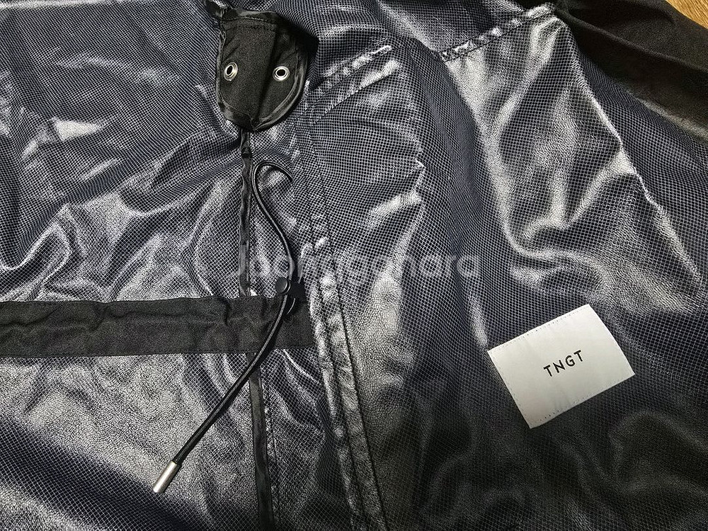 TNGT 레인 후드 트렌치 코트 블랙 새제품 팝니다--5