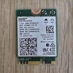 무선랜카드 be200