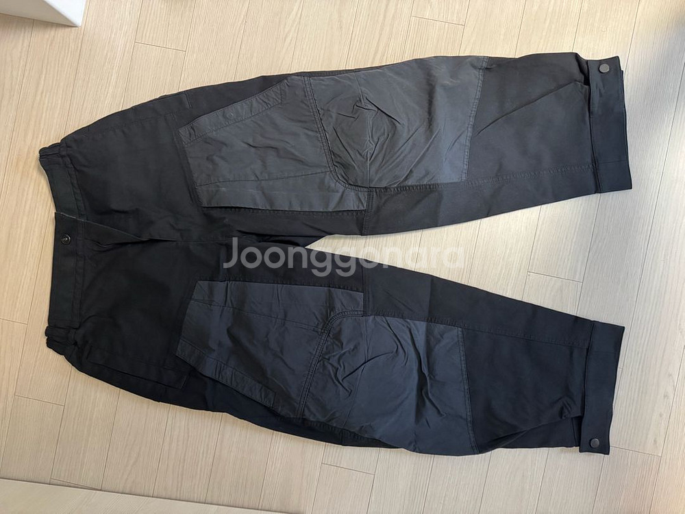 한섬 시스템옴므 나일론 와이드 팬츠 78사이즈 셋업--3