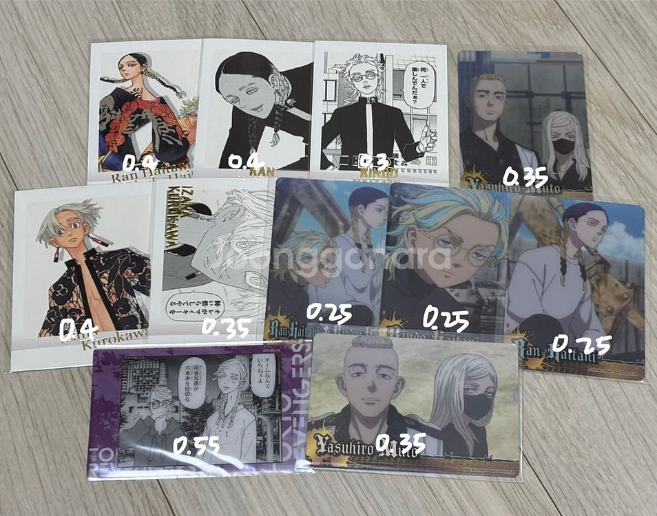 도리벤 란 린도 이자나 하이타니 형제 원화 파샤 카드--0