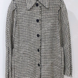 새상품 써스데이아일랜드 트위드 퍼프소매 자켓(착불)